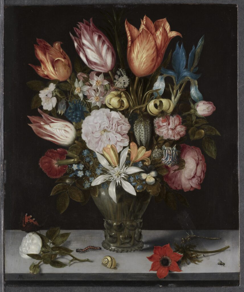 Flowers in a Glass
1606 - Ambrosius Bosschaert