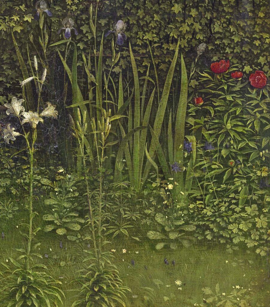 Jan Van Eyck – The Adoration Of The Mystic Lamb From The Ghent Altarpiece 